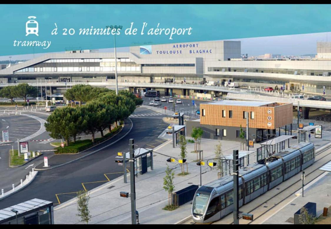 L Oasis Studio Proche Hopital Et Aeroport Piscine Parking &Netflix 툴루즈 외부 사진